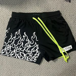 Kill Crew Black/White Flame Shorts